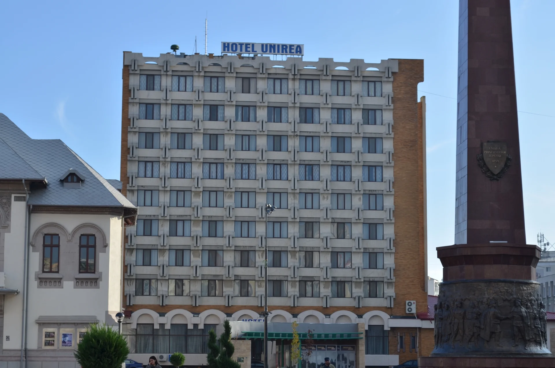 Fațada Hotelului Unirea